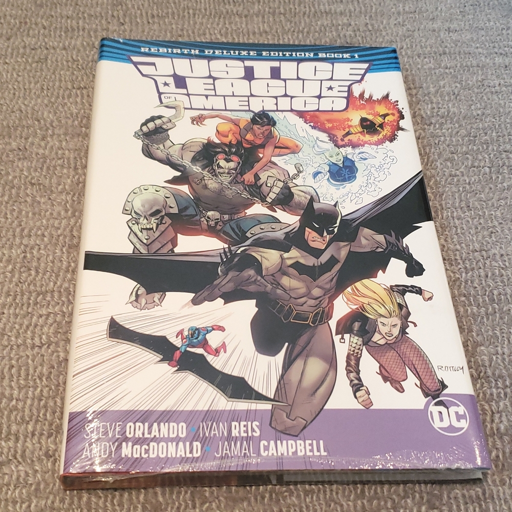 DC Justice League of America Rebirth Deluxe Edition Book 1 comic book